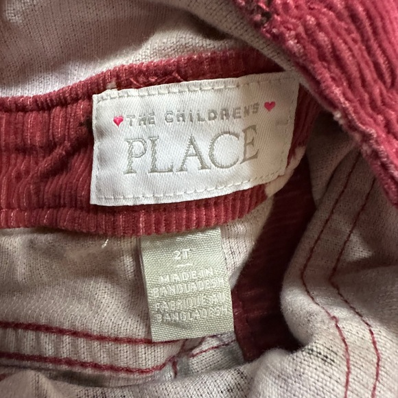 The Children’s place Overalls flower pattern 2T girls mauve pink kids overalls - Picture 8 of 10